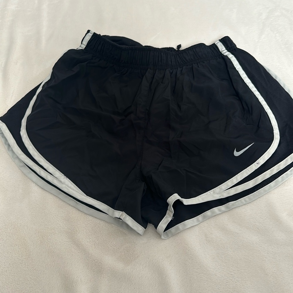 Black nike running shorts